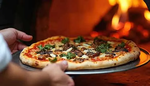 Pizza backen